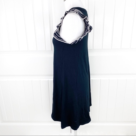 LOFT Petites Flutter Sleeve Knit Jersey Mini Dress - Picture 4 of 7